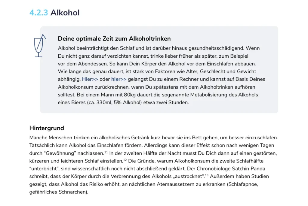 BodyClock Ergebnisbericht Michael Wieden Alkohol